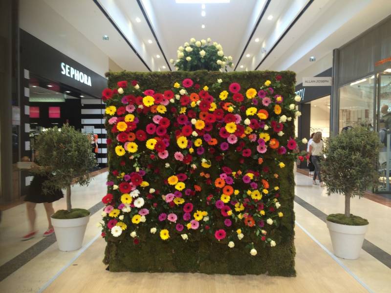 Toutes les dimensions de mur de fleurs sont imaginables