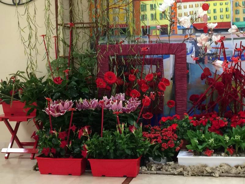 décoration florale de scène à Cannes