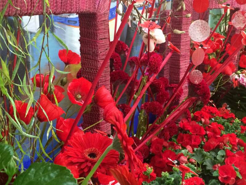 décoration florale de scène à Cannes