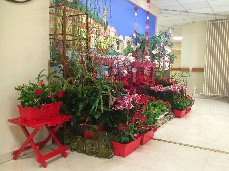 Scène paysagère printanière en location.