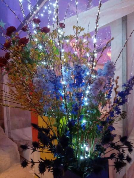 Composition florale pour inauguration, pour le vernissage 