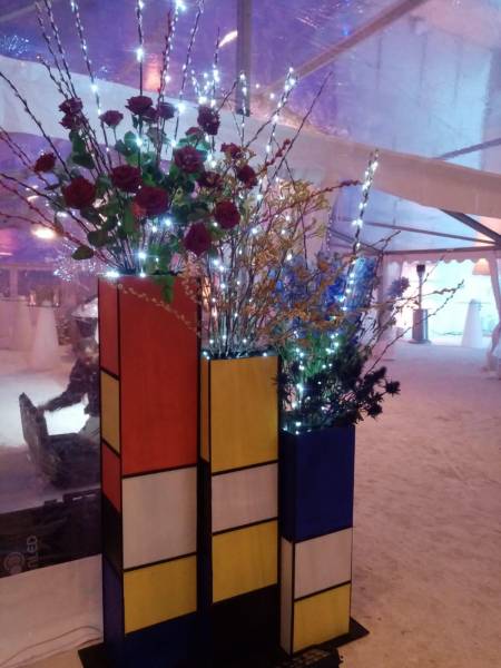 Les bases sont réalisées pour le vernissage.