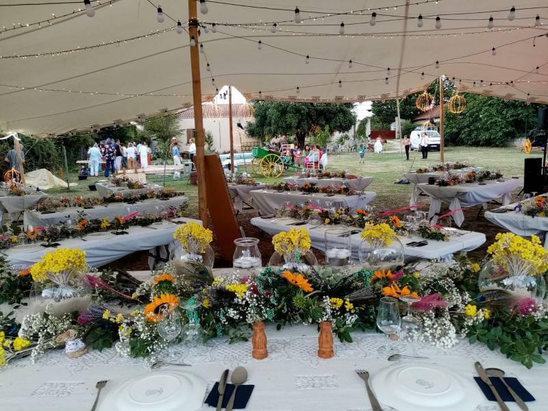 Mariage conçu par clorofil events dans le Vaucluse.