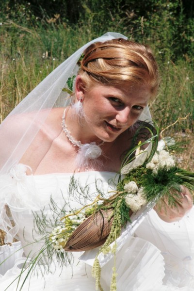 Bouquet de mariée et des demoiselles d'honneur pour mariage à aix en provence Paca en 2008