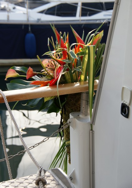 Location de décoration florale centre de table, décor de salle et lieu insolite, Bandol