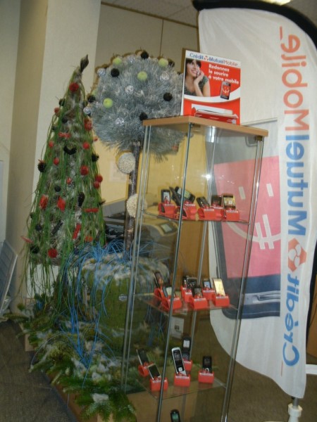 Création de décoration de noël pour commerce, banque et entreprise Aix en Provence