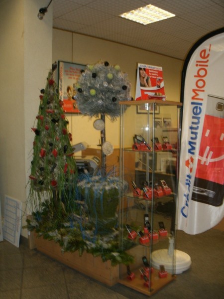 Création de décoration de noël pour commerce, banque et entreprise Aix en Provence