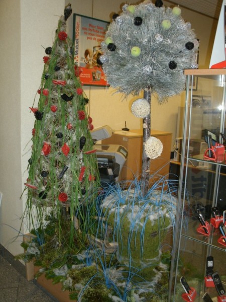 Création de décoration de noël pour commerce, banque et entreprise Aix en Provence