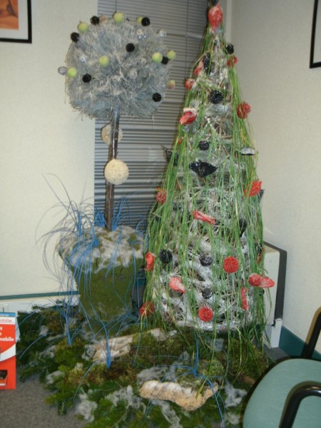 Création de décoration de noël pour commerce, banque et entreprise Aix en Provence