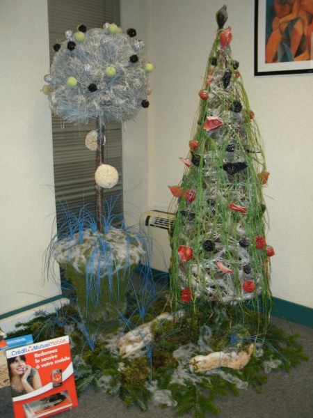 Création de décoration de noël pour commerce, banque et entreprise Aix en Provence