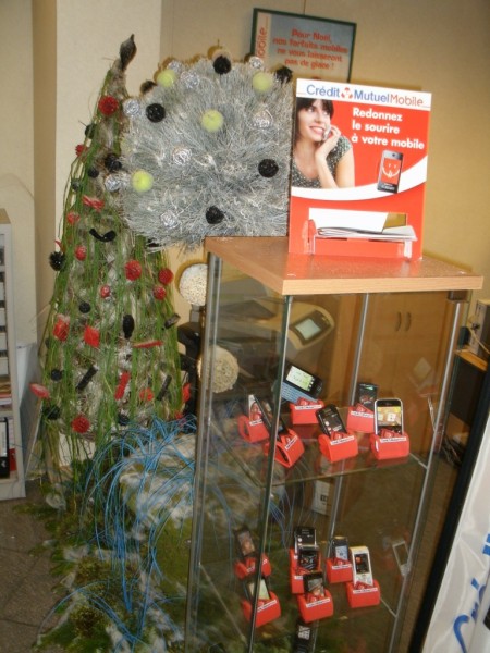 Création de décoration de noël pour commerce, banque et entreprise Aix en Provence