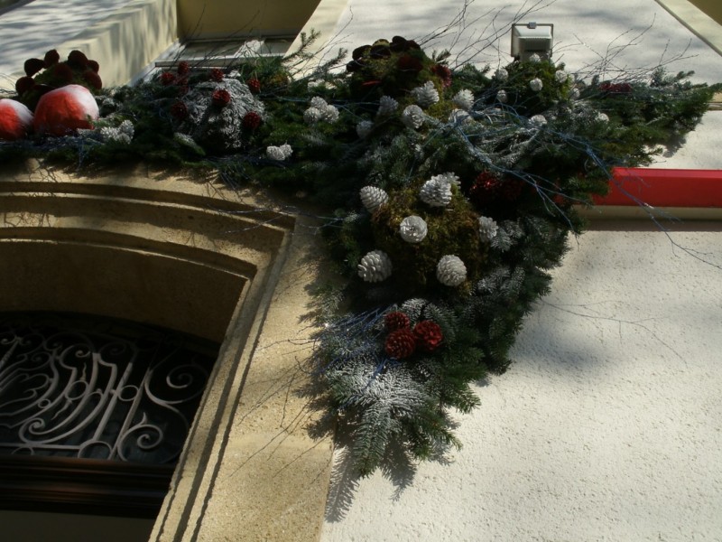 Façade de noël, location de décor pour les fêtes  Aix en Provence