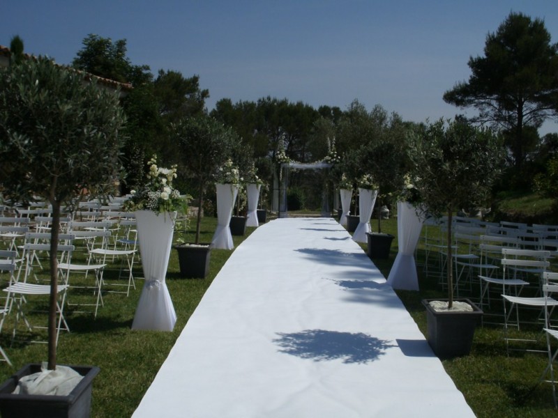ALLEE NUPTIALE  MARIAGE AIX MARSEILLE AUBAGNE SALON DE PROVENCE REGIONPACA