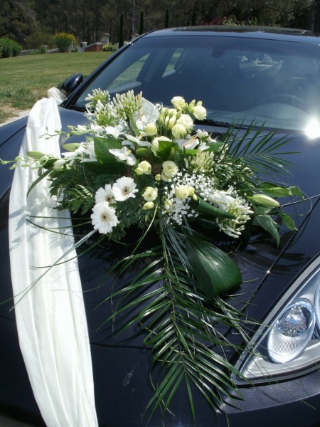 Voiture Cortége mariage  décoration Avignon Arles Apt Aix en Provence région PACA