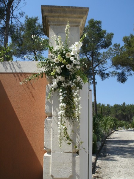 coeur de cérémonie de mariage décor en extérieur  aix marseille aubagne berre L'etang région PACA