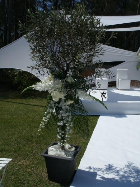 Décoration végétale florale Mariage en Pays d'Aix Marseille PACA Rhônes Alpes
