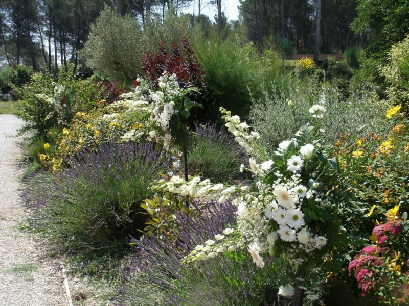 Décoration végétale florale Mariage en Pays d'Aix Marseille PACA Rhônes Alpes