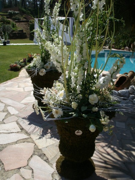 Mise en Scène Florale Mariage région  PACA Rhône Alpes Gard Var Côtes d'Azur