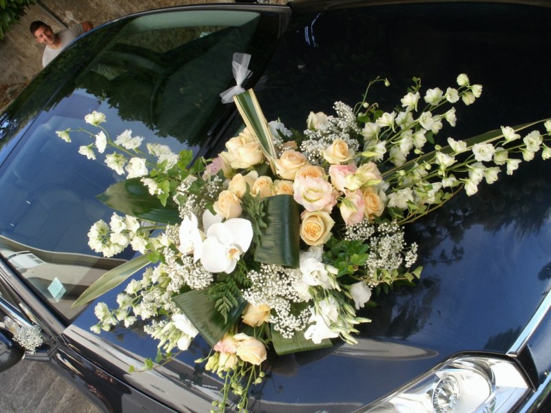 Bouquet Mariage Boutonnière voiture cortège région PACA Aix  Marseille Cassis Fos sur Mer