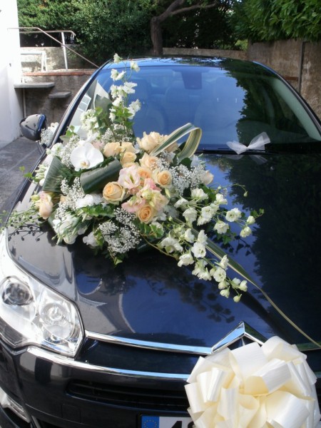 Bouquet Mariage Boutonnière voiture cortège région PACA Aix  Marseille Cassis Fos sur Mer
