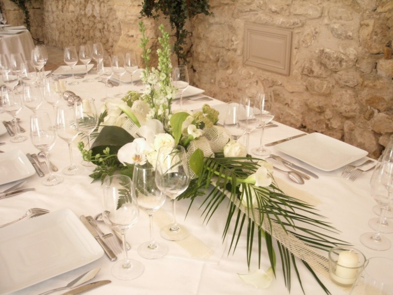 CENTRE DE TABLE DECOR DE BUFFET TRAITEUR  DECOR DE SALLE DE MARIAGE PACS PACA MARSEILLE PERTUIS AVIGNON SALON DE PROVENCE