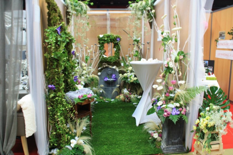 Décoration florale pour stand et exposition à Avignon