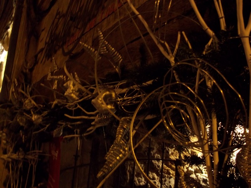 Décoration de noël pour façades de galerie, commerce, restaurant Aix en Provence