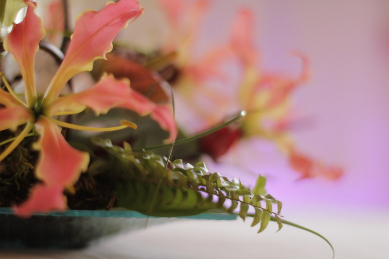 Décoration florale, centre de table pour soirée, gala, dîner spectacle Marseille