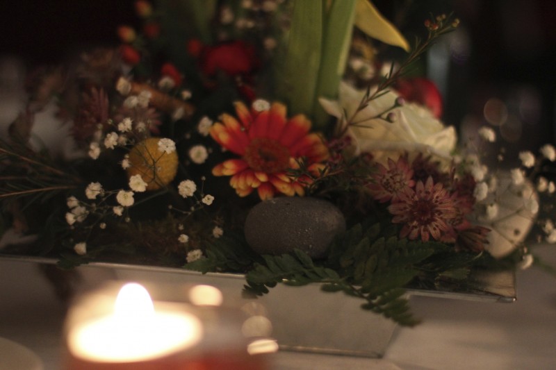 Centre de table de fleurs et plantes pour séminaire et gala Marseille