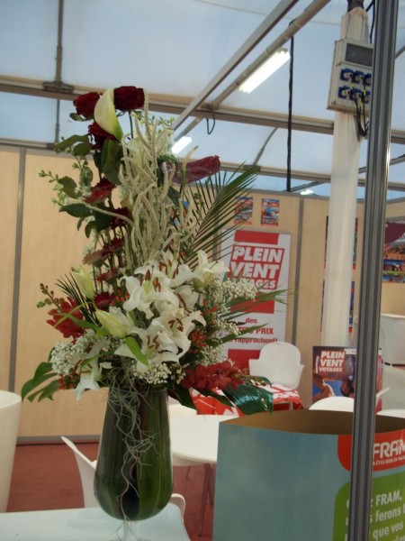 location de compositions florales pour salon d'exposition et location de plantes et bacs Avignon