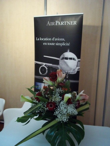 location de compositions florales pour salon d'exposition et location de plantes et bacs Avignon