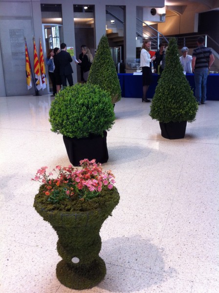 scène végétale decor de salon de stand exposition remise de prix marseille