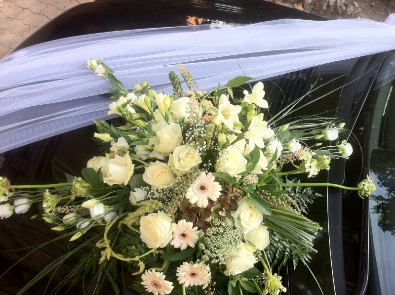 le bouquet rond en ventouse vu du dessus