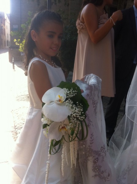 Décor  escalier  cérémonie de mariage en région Alpes Provence Côte d'Azur