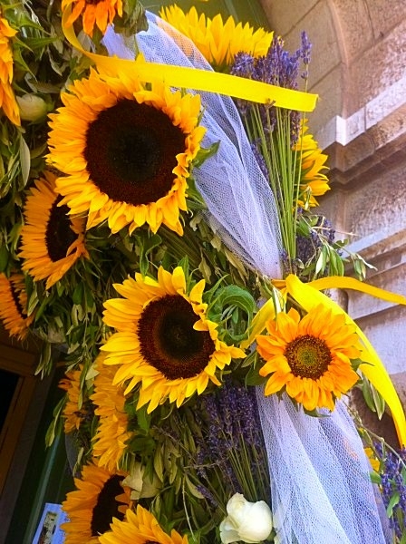 l'arche nuptiale est réalisé sur place le jour de votre mariage