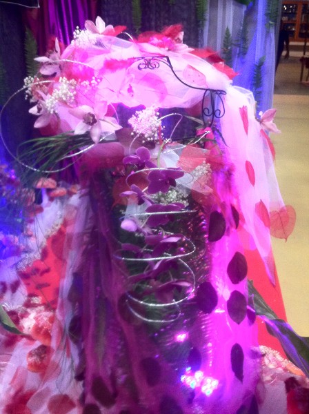 Création et pose de décoration scénique pour stand de salon d'exposition Salon de Provence