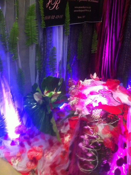 Création et pose de décoration scénique pour stand de salon d'exposition Salon de Provence