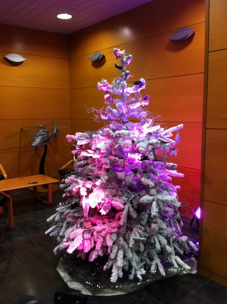 décor de noël pour façade de commerce Marignanne