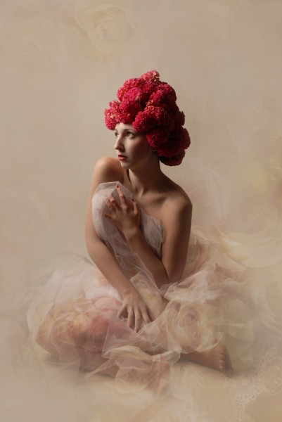 Bouquet de mariée et des demoiselles d'honneur pour mariage à aix en provence Paca en 2008
