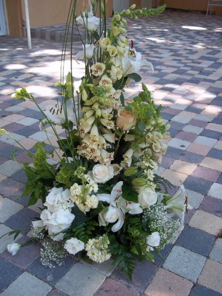 compositions florales pour mariage buffet traiteur centre de table décor de salle de réception paca avignon aix en provence
