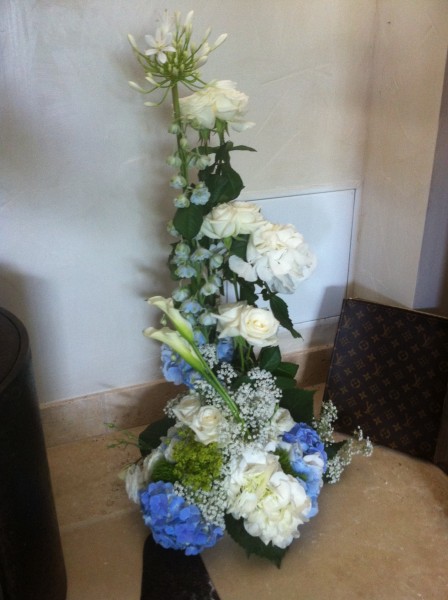 compositions florales pour mariage buffet traiteur centre de table décor de salle de réception paca avignon aix en provence