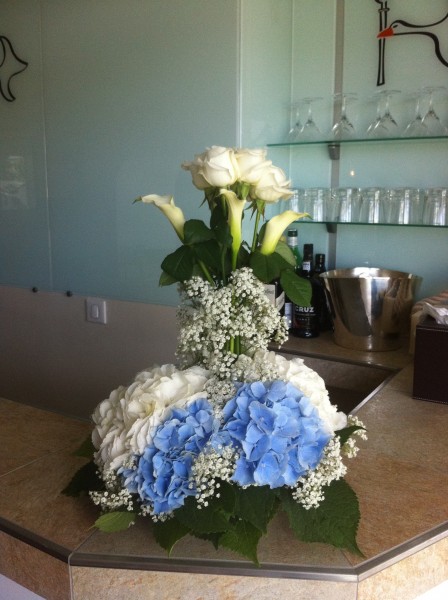 compositions florales pour mariage buffet traiteur centre de table décor de salle de réception paca avignon aix en provence