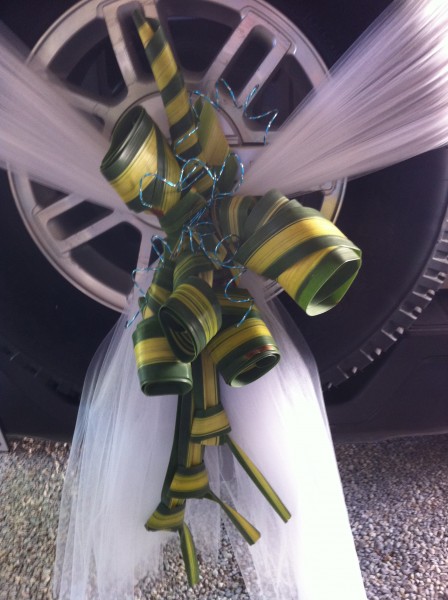 Voiture Cortége mariage  décoration Avignon Arles Apt Aix en Provence région PACA