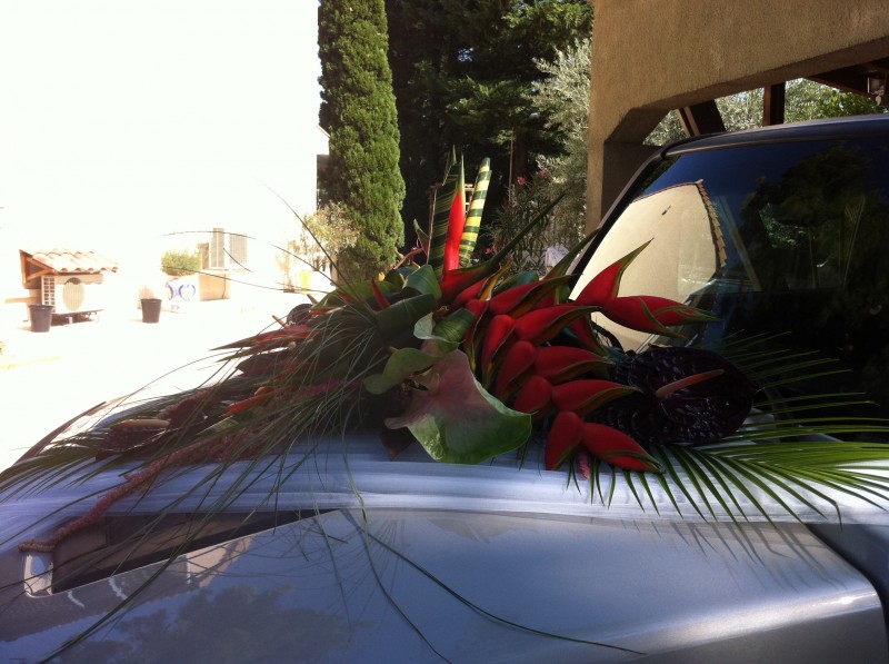 Voiture Cortége mariage  décoration Avignon Arles Apt Aix en Provence région PACA