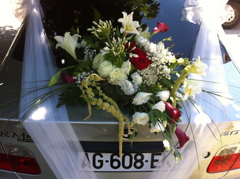 Voiture Cortége mariage  décoration Avignon Arles Apt Aix en Provence région PACA