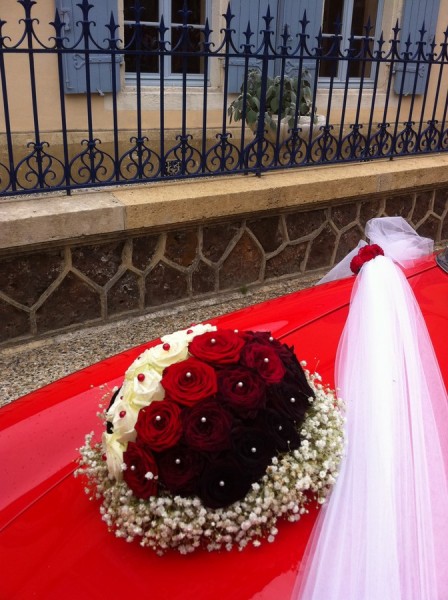 prestige de fleur de mariage pour votre voiture