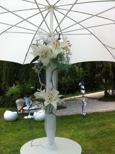 décoration florale de tente de réception Toulon