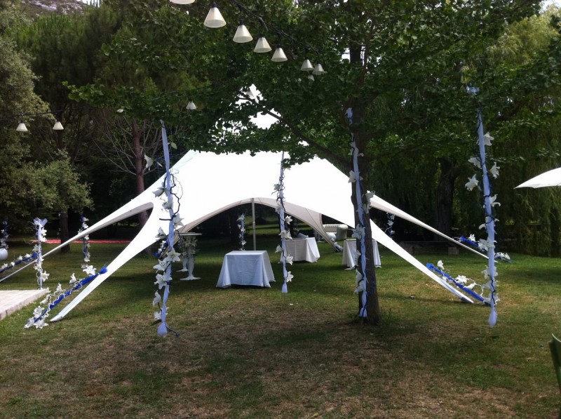 décoration florale de tente de réception Toulon