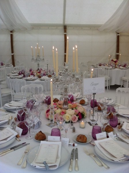 Centre de table de mariage