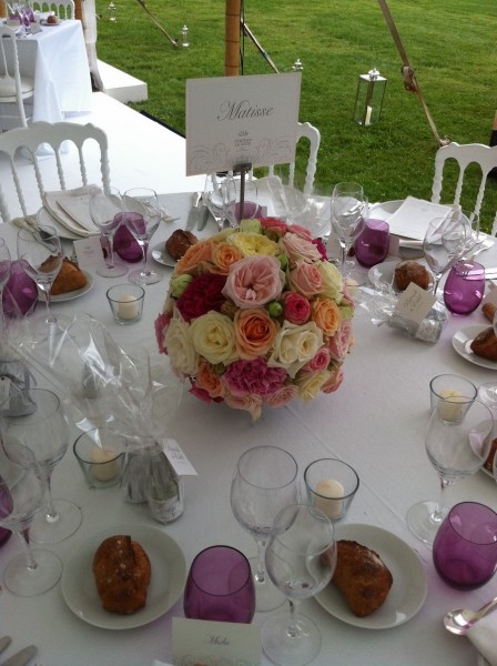 Centre de table de mariage